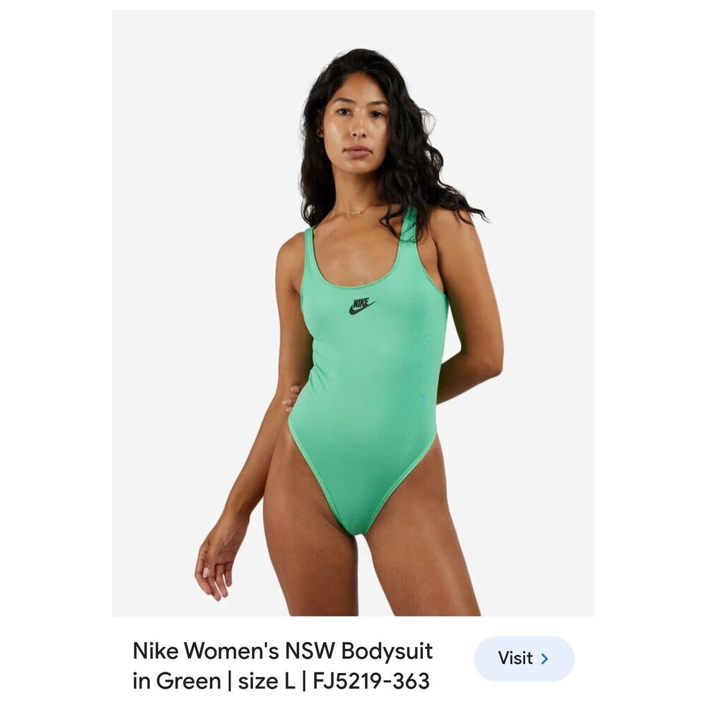 NIKE NSW Sportswear Women’s Khaki Bodysuit XL , FJ5219-363, New Green #65